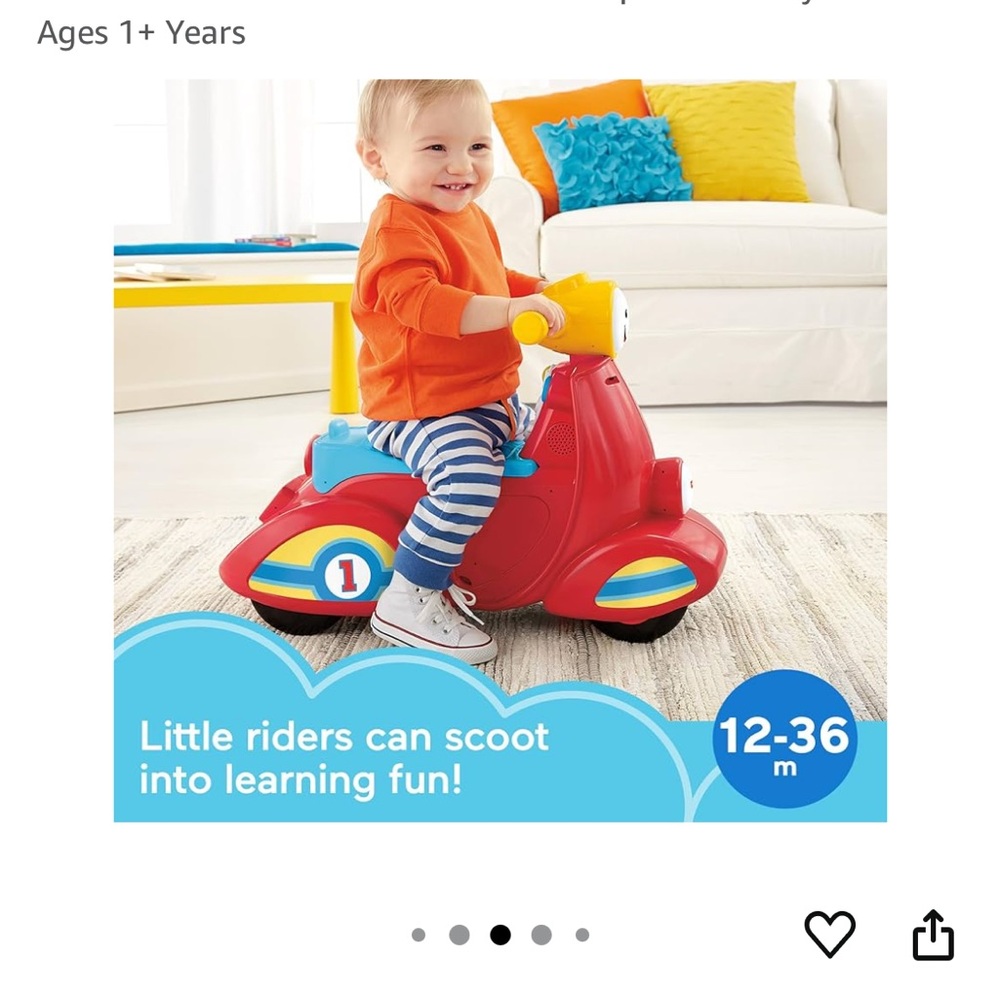 Red and Blue Ride-On Toy Car - Picture 11 of 13
